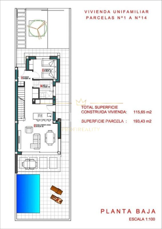 Domy v novém skandinávském stylu v Aguas Nuevas Torrevieja
